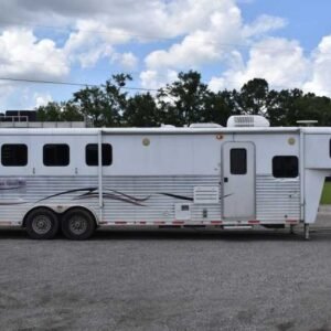 2007 American Spirit 8410GLQ 4 Horse Trailer with 10' Short Wall