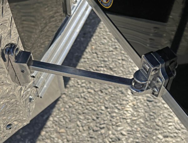 2024 Sno Pro 7.5×22 Aluminum 4-Place Drive In/Out w/Extra Height, Mats & Guides, Canopy - Image 22