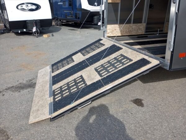 Mission Trailers 101×12 Aluminum 2-Place Crossover w/Mats & Guides, Rear Canopy - Image 11