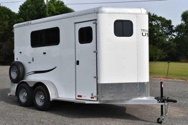 2019 Trailers USA 2HSLBPDLX 2 Horse Trailer - Image 3