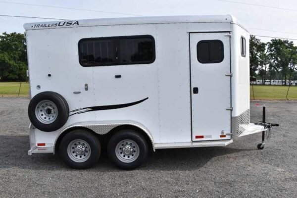 2019 Trailers USA 2HSLBPDLX 2 Horse Trailer - Image 4