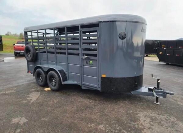 2023 BCI Stock Trailer 6'X16' Eco Series Bumper Pull - Image 2