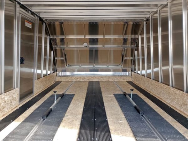 Mission Trailers 101×12 Aluminum 2-Place Crossover w/Mats & Guides, Rear Canopy - Image 10