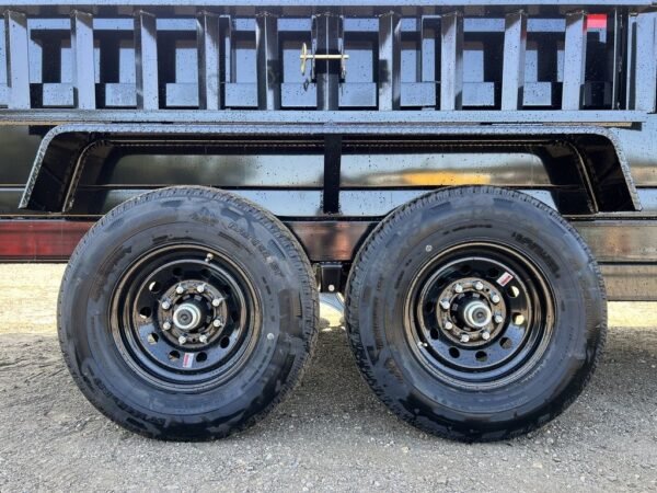 2024 Griffin Trailers 7×16 14K Telescopic Dump Trailer w/Ramps & Spare Tire Mount - Image 21