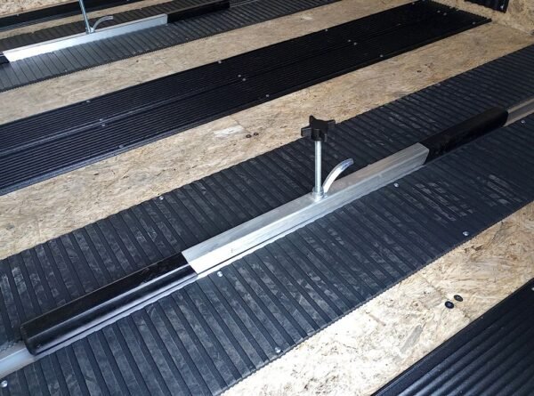 Mission Trailers 101×12 Aluminum 2-Place Crossover w/Mats & Guides, Rear Canopy - Image 14