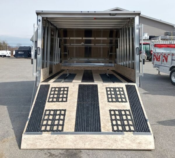 Mission Trailers 101×12 Aluminum 2-Place Crossover w/Mats & Guides, Rear Canopy - Image 3