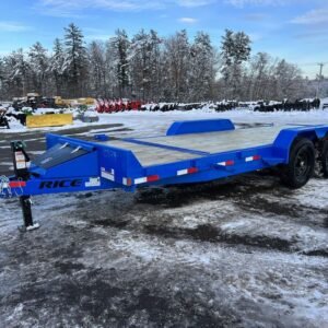 2024 Rice Trailers 7x20 14K Partial Tilt Deck Equipment w/Spare Mount