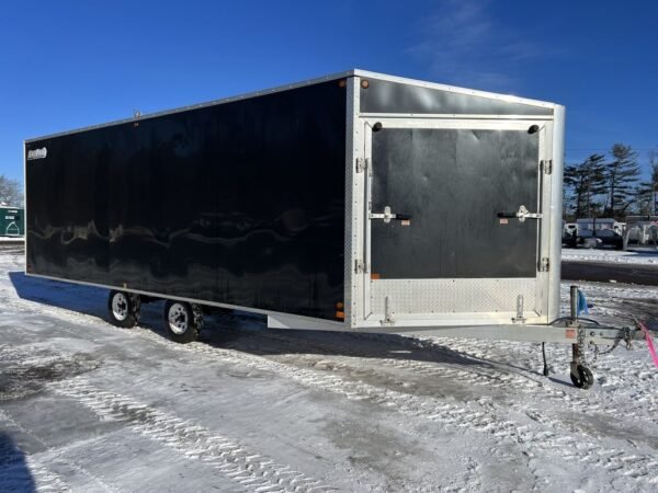 2008 sno pro 101×20 aluminum 4 place w/interior spare mount, mats & guides