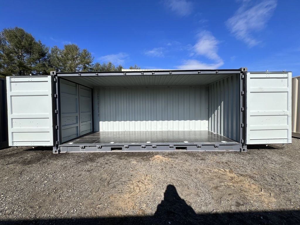 20ft shipping container standard height one trip open side