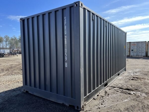20' storage container one trip open side standard height