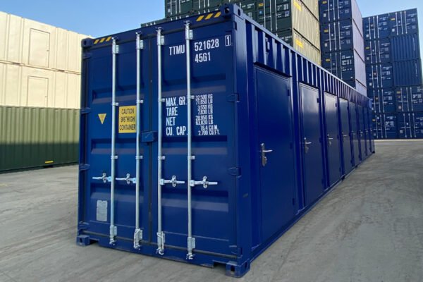 40ft high cube container 8 doors