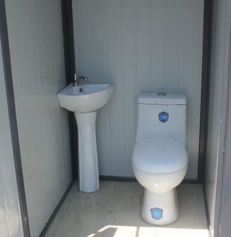 portable toilet with 110v sink