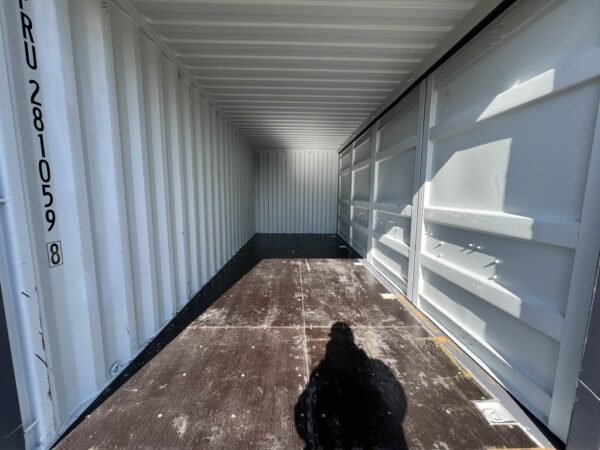 20' storage container one trip open side standard height