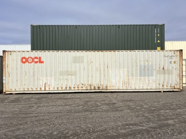 40ft storage container high cube cargo worthy.