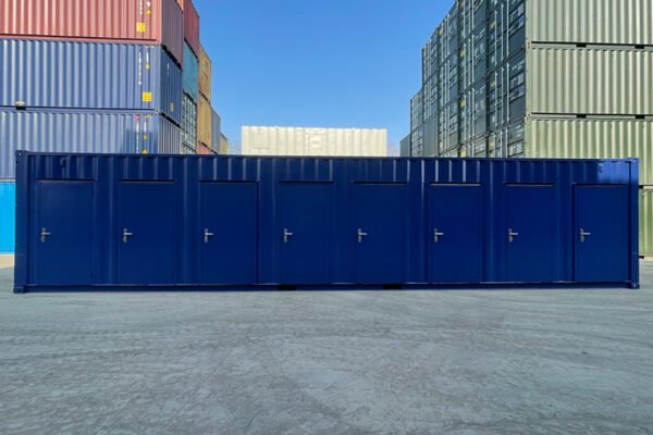 40ft high cube container 8 doors