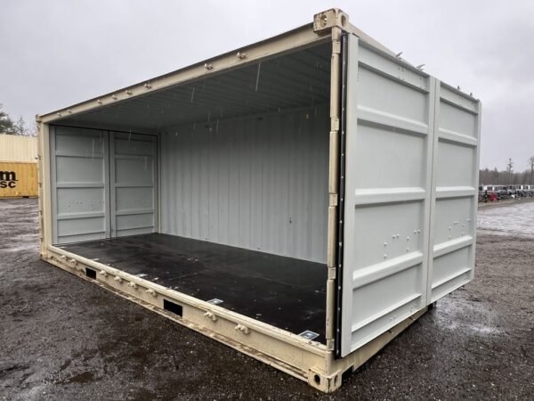 20ft storage container standard height open side