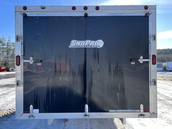 2008 sno pro 101×20 aluminum 4 place w/interior spare mount, mats & guides