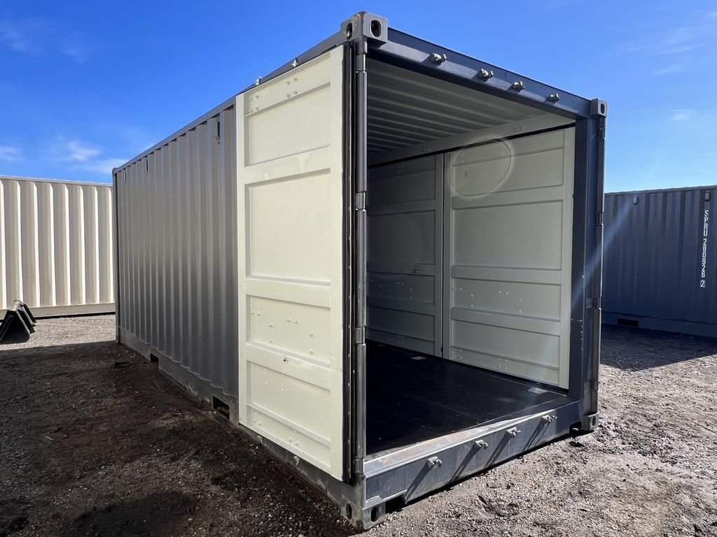 20ft shipping container standard height one trip open side