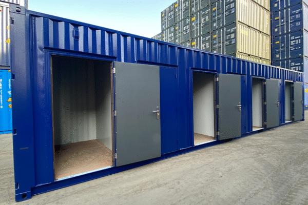 40ft high cube container 8 doors