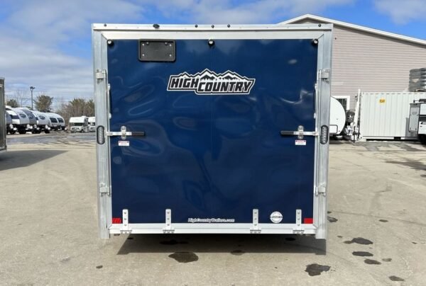 2023 high country 7.5×14 aluminum 2/3 place drive in/out w/tapered ramp doors