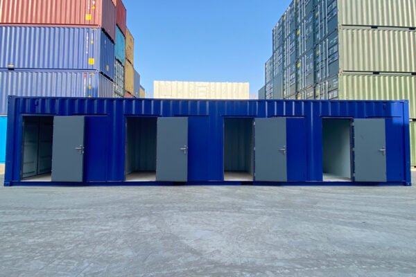 40ft high cube container 8 doors