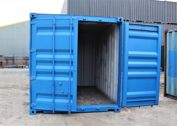 10ft new shipping container blue