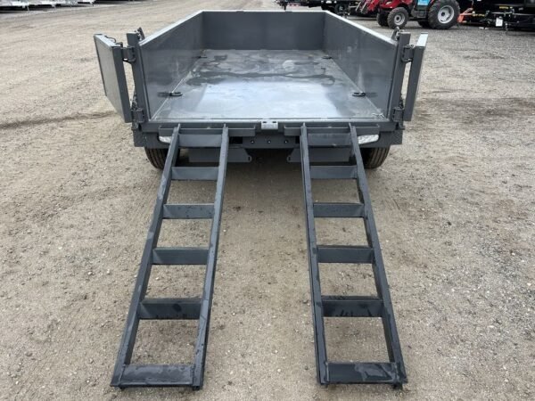 2024 rawmaxx 5x10 7k powder coated dump trailer w/tarp kit