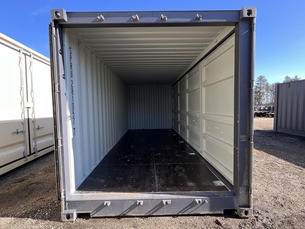 20ft shipping container standard height one trip open side