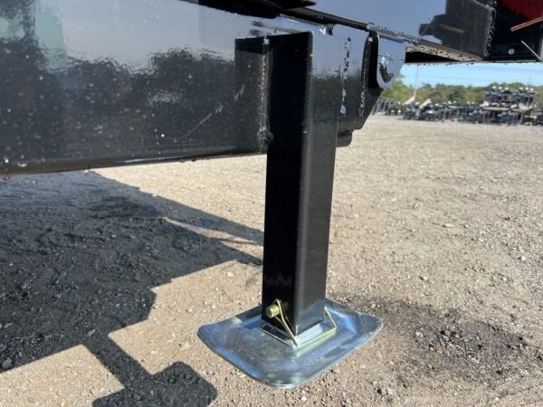 2024 griffin trailers 7×16 14k telescopic dump trailer w/ramps & spare tire mount