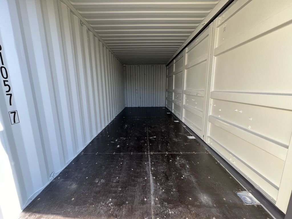 20ft shipping container standard height one trip open side