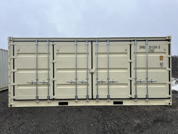 20ft shipping container standard height one trip open side