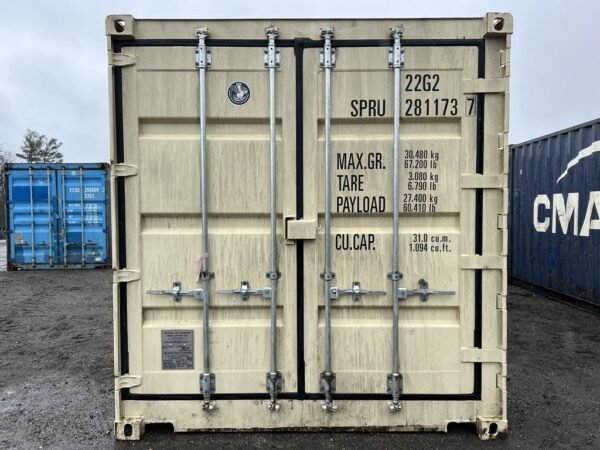 20ft storage container standard height open side