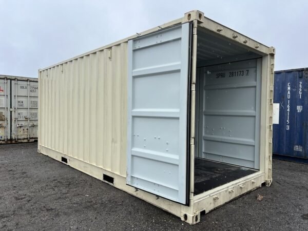20ft storage container standard height open side