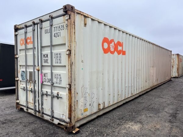 40f storage container standard height wind and water tight used
