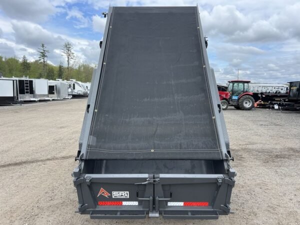 2024 rawmaxx 5x10 7k powder coated dump trailer w/tarp kit