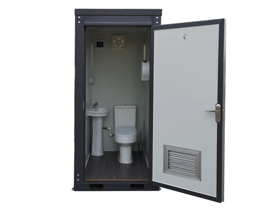 portable toilet with 110v sink