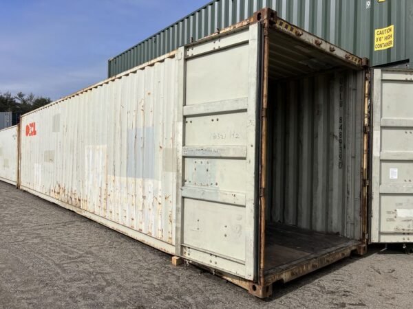 40ft storage container high cube cargo worthy.