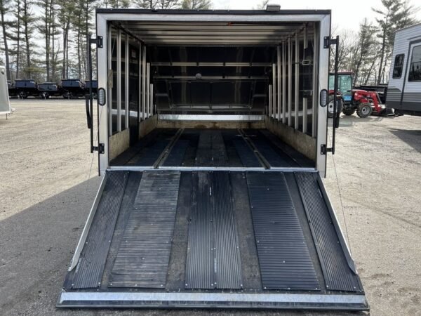 2021 mission trailers 101×12 aluminum 2 place crossover/hybrid w/blackout pkg