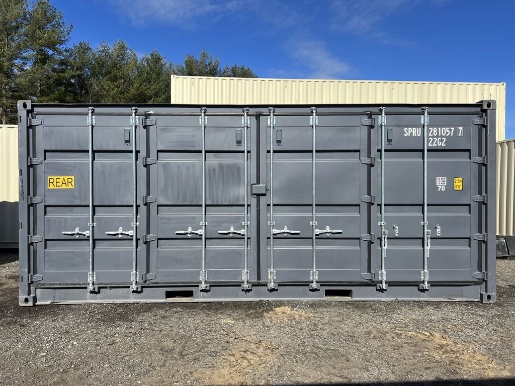 20ft shipping container standard height one trip open side