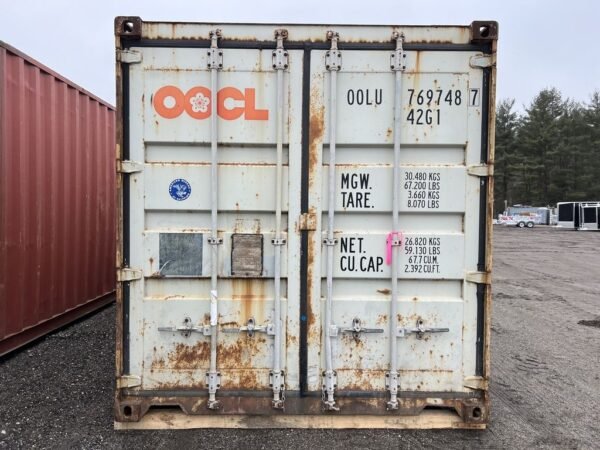 40ft storage container standard height cargo worthy used.