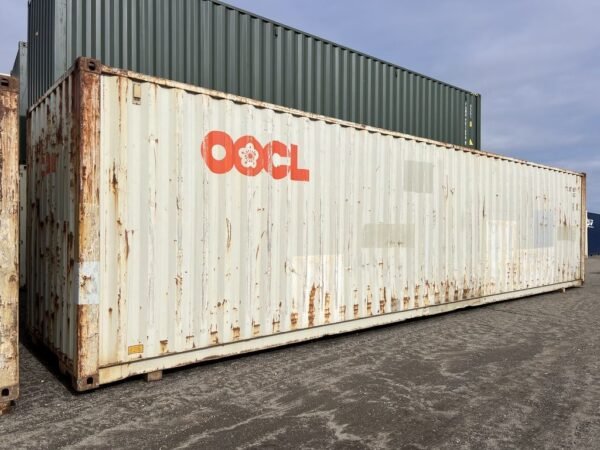 40ft storage container high cube cargo worthy.