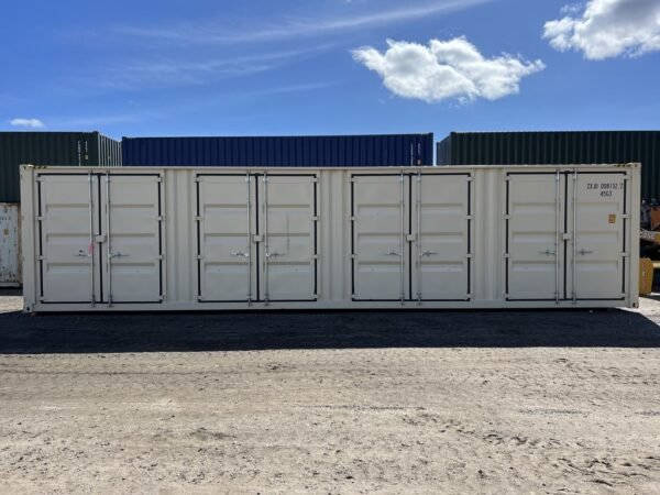 40ft storage container high cube one trip side doors