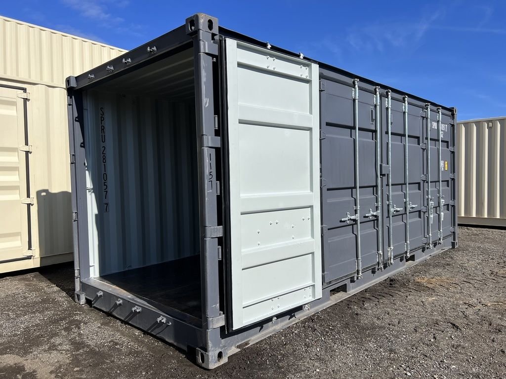 20ft shipping container standard height one trip open side