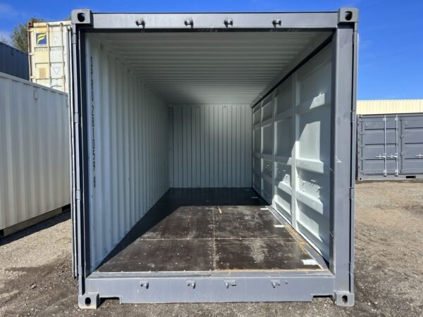 20' storage container one trip open side standard height