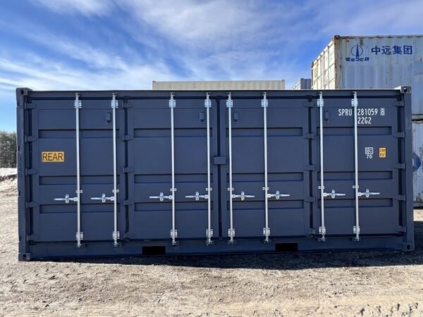 20' storage container one trip open side standard height
