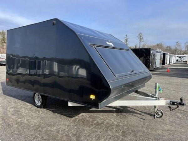2021 mission trailers 101×12 aluminum 2 place crossover/hybrid w/blackout pkg