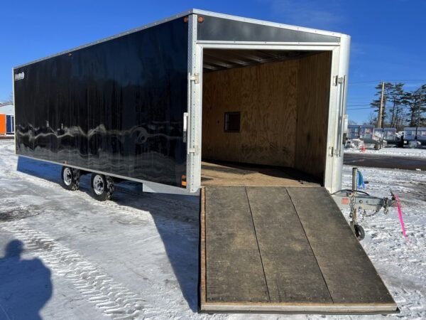 2008 sno pro 101×20 aluminum 4 place w/interior spare mount, mats & guides