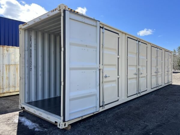 40ft storage container high cube one trip side doors