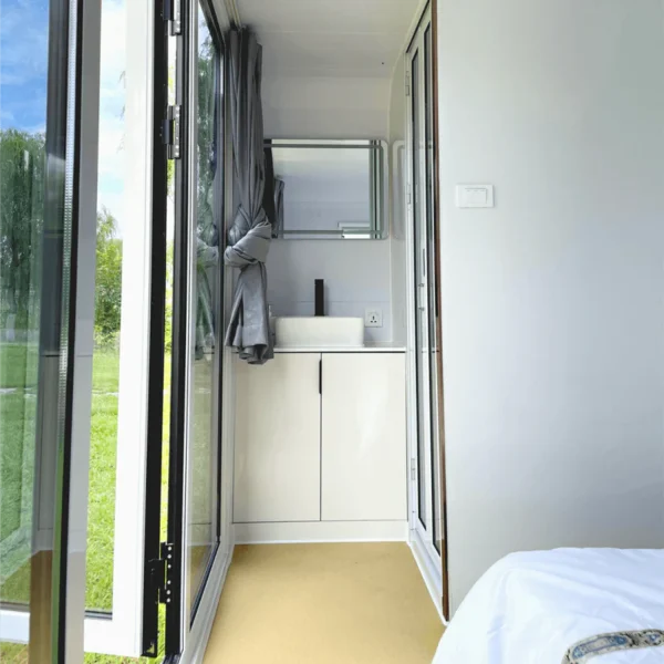 outdoor living and working tiny house 13ft