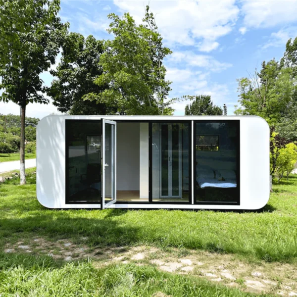 outdoor living and working tiny house 20ft